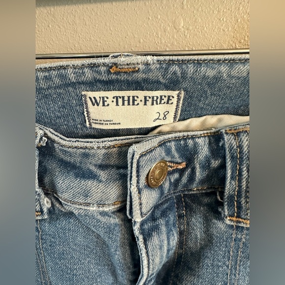 Free People Dream Maker Relaxed Mid Rise Jeans - Picture 4 of 6